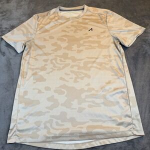 Alive Athletic T Shirt Camo Print Short Sleeve Performance Tee Mens Medium